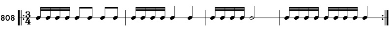 Rhythm pattern 808