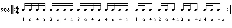 Rhythm pattern 906
