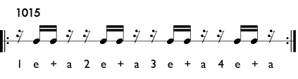 Rhythm pattern 1015