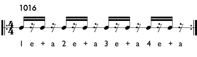 Rhythm pattern 1016