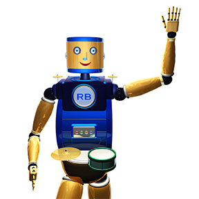 RhythmBot, the educational robot that teaches rhythm.
