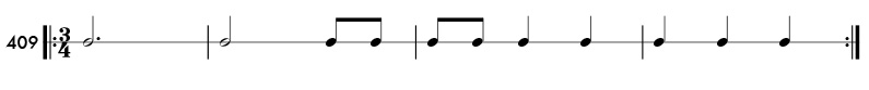 Rhythm pattern 409