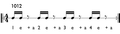 Rhythm pattern 1012
