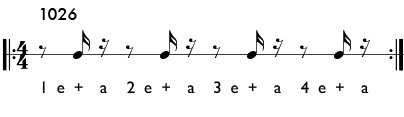Rhythm pattern 1026